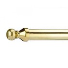Deluxe High-quality Polished Brass Stair Rods With Brackets     12 5mm