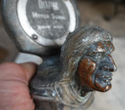 Antique 1929 Pontiac Indian Head Deluxe Motor Signal Radiator Cap  Hood Ornament