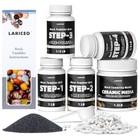 4 5lb Rock Tumbler Grit And Polish Refill Set  4-step Professional Polish Roc   