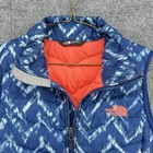 The North Face Women s Medium 550 Flare Down Puffer Vest Jacket Blue Goose