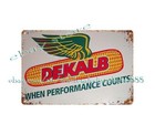 Dekalb Corn Seed When Performance Counts Metal Tin Sign Wall Home Decor