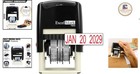 Professional Self-inking Date Stamp - 10 000 Impressions  Ideal For Business
