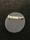 Lee Sands Vintage Lady In A Hat Brooch Pin Mother Of Pearl Inlay Abalone Shell