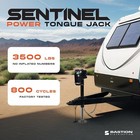 Bastion Distribution Midnight Sentinel Electric Jack 3500lb Capacity A-frame