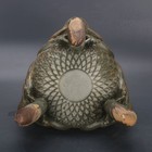 11 4  China Yue Kiln Green Glaze Porcelain Phoenix Tripodia Incense Burner