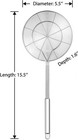 H e Solid Stainless Steel Spider Strainer Skimmer Ladle For Cooking And Frying