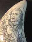 Scrimshaw Sperm Whale Tooth Resin Reproduction   Adventure Captures Quedagh 