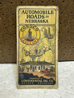 1927 Continental Oil Co  Conoco Gasoline Nebraska Automobile Roads Map 