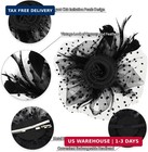 Fascinators Hats For Women Tea Party Flower Pearl Feather Wedding Fascinator Hat