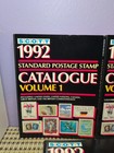 Scott 1992 Standard Postage Stamp Catalog Volume 1-4 Large Books    Specialized 