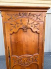 68127  Antique French Louis Xv Style Carved Walnut Wardrobe Armoire