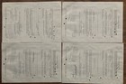 Penn Central Company Vintage 1969   1971 Stock Certificates Lot Of 4