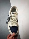 Air Jordan 1 Low Og Burberry Rice White Navy Barb