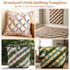 3 Set Drunkards Path Quilting Templates  10  7  4  Large Acrylic Quilting Rulers