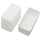 10 Pack Strut Channel Cap  1-5 8  X 7 8  Plastic White Short End Cap For 