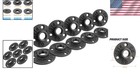 1 Inch Floor Flange Pipe Fitting 10 Pack Malleable Iron Industrial Decor Diy