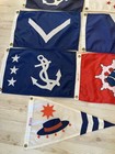 Lot Of 11 Nautical Maritime Flags Burgees Anchors Commodore Various