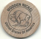 High Grade Wooden Nickel Fall City 1857-2007 150 Years Celebration-feb644