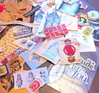 Huge Lot Junk Journal Supplies Paper Ephemera Snippets Ribbon  Antique vintage