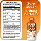 Extra Strength Focus   Energy Shots - 12 X 2oz Bottles  peach Mango Flavor  - Po