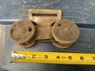 Single Vintage Barn Door Roller Antique Hardware Hanging Slide Brackets Salvage