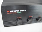 Monster Cable Speaker Selector 4 Way Home Audio Amplifier Protection Switch Box