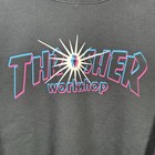 Thrasher Magazine X Alien Workshop Skateboards Nova Black Crew Sweatshirt Sz Xl