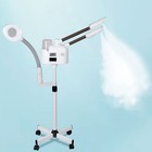 3in1 Facial Steamer On Wheels Ionic Ozone W 5x Magnifying Lamp Hot Mist Function