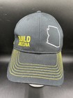John Deere Build Arizona Snapback Hat Black Yellow State Outline Trucker Cap