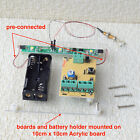 2 X Ho Railway Crossing Signals   Control System By Train Automatically Detector