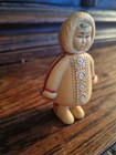Antique Old Doll Toy 1950 Celluloid Yakut Alaska Yupik Eskimo Chukchi Inuit Vtg