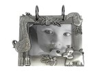 Baby Shower Family Metal Picture Frame Flip Album Fun Animals Holds 40 Photo 6x4