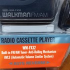 Vintage Sony Wm-fx32 Walkman Portable Cassette Player Am fm Radio New Headphones
