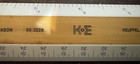 Rare Vintage Original 6  Ruler  Keuffel   Esser  K   E  Paragon 56 3208 Germany