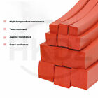 Red Silicone Rubber Sponge Square Strip Closed Cell Foam Backer Rod Seal 3 -50mm