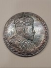 1902 Great Britain Edward Vii  Coronation Large Silver Medal Original Holder