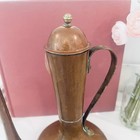 Vtg Large Hand Hammered Copper Turkish Water Pot Middle Eastern Urn Pitcher Ewer
