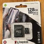 Kingston Canvas Select Plus 128gb Microsdxc A1 Memory Card With Sd Adapter