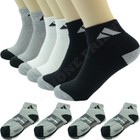 12 Pairs Mens Ankle Quarter Crew Adi Athletic Sports Work Socks Cotton Size 9-13