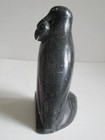 Canadian Eskimo Inuit Soapstone Bird With A Fish In It s Mouth Carving Sculpture