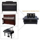 Adjustable Piano Pedal Extender Bench For   Design With 3 Pedal  black 