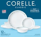 Hot Sale   Corelle Country Cottage 12-piece Glass Dinnerware Set  service For 4 