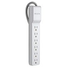  lot Of 6  Belkin 6-outlet Surge Protector  720 Joules  8  Cord  White