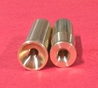 Brass Ramrod Tips One For Loading One For Cleaning Solid Brass For 3 8  Ramrod  