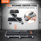 Mechanic Creeper 36  300lbs 2 In 1 Folding Rolling Garage Stool Shop Chair