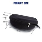 2pcs Portable Eye Glasses Case Sunglasses Protector Box Belt Clip Hard Zipper