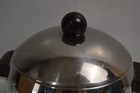 Vintage Penguin Barware Hot   Cold Server Ice Bucket Mcm West Bend Aluminum