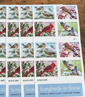 Forever Stamps Usps Songbirds 5 Sheets Of 20  100 Pcs Total 