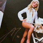 Sabrina Carpenter  Man s Best Friend Signed  Insert Vinyl Blue 