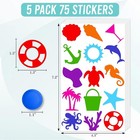 75 Pack Tanning Stickers For Body Women Adults Girls Tattoo Sticker Style_11